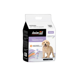 AnimAll Пелюшки з ароматом лаванди для цуценят і дорослих собак, 60 х 60 см, 100 шт