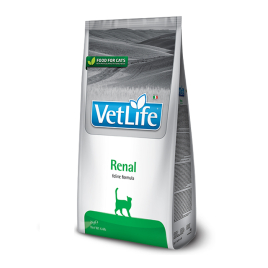 Farmina Vet Life Renal Сухой лечебный корм для кошек для поддержки функции почек при хронической или острой почечной недостаточности, 2 кг