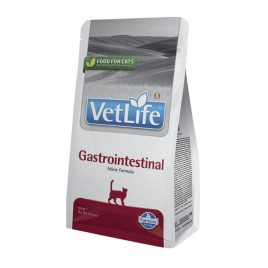 Farmina Vet Life Gastrointestinal Сухой лечебный корм для кошек при диарее и заболевании ЖКТ, 400 г