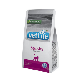 Farmina Vet Life Struvite Сухой лечебный корм для кошек для растворения струвитных уролитов при мочекаменной болезни, 400 г