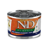 Farmina N&amp;D Pumpkin GF Lamb Puppy Mini Вологий корм з ягням, гарбузом і чорницею для цуценят дрібних порід, 140 г