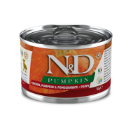 Farmina N&amp;D Pumpkin GF Chicken Puppy Mini Вологий корм з куркою, гарбузом і гранатом для цуценят малих порід, 140 г