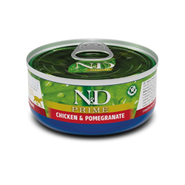 Farmina N&amp;D Prime GF Chicken Pomegranate Adult Влажный корм с курицей и гранатом для кошек, 70 г