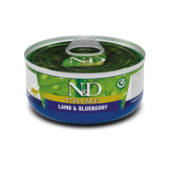 Farmina N&amp;D Prime GF Lamb Blueberry Adult Вологий корм з ягням і чорницею для котів, 70 г