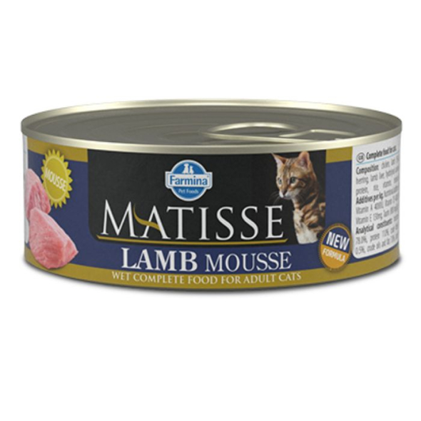 Farmina Matisse Cat Mousse Lamb Вологий корм з ягням для котів, 85 г
