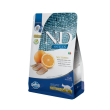 Farmina N&amp;D Ocean Herring&amp;Orange Cat Adult Neutered Сухой беззерновой корм с сельдью и апельсином для стерилизованных кошек, 300 г