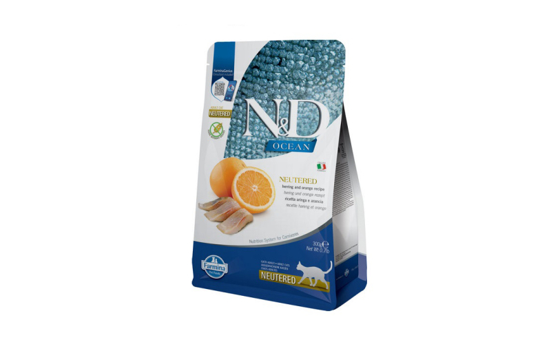 Farmina N&D Ocean Herring&Orange Cat Adult Neutered Сухой