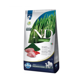 Farmina N&amp;D Spirulina Lamb &amp; Wolfberry Adult Medium &amp; Maxi Сухой корм с ягненком, спирулиной и ягодами годжи для собак средних и крупных пород, 7 кг