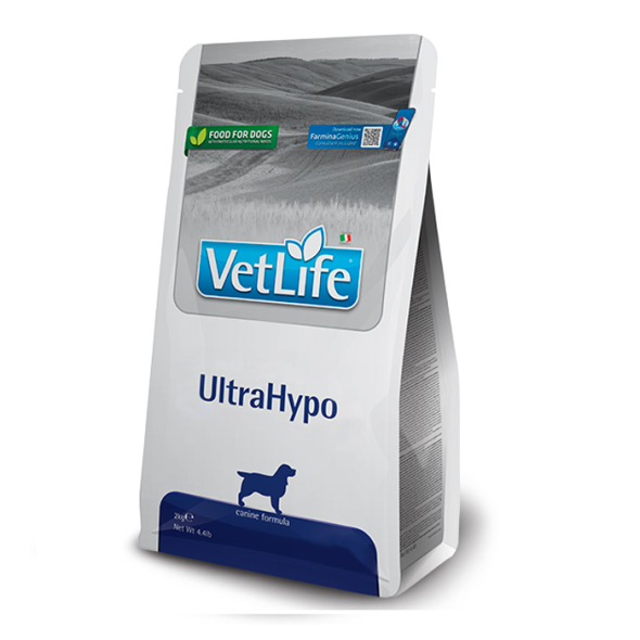 Farmina Vet Life UltraHypo Сухий лікувальний корм для собак при харчовій алергії, 2 кг