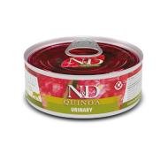 Farmina N&amp;D Quinoa Urinary Duck &amp; Cranberry Adult Вологий корм з качкою, кіноа і журавлиною для профілактики сечокам'яної хвороби у котів, 80 г