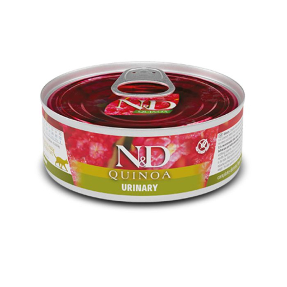 Farmina N&amp;D Quinoa Urinary Duck &amp; Cranberry Adult Вологий корм з качкою, кіноа і журавлиною для профілактики сечокам'яної хвороби у котів, 80 г
