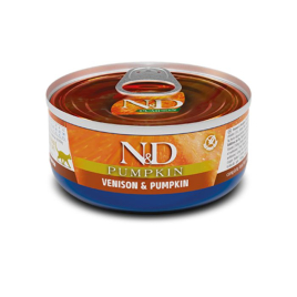 Farmina N&amp;D Pumpkin GF Venison Adult Влажный корм с олениной и тыквой для кошек, 70 г