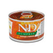 Farmina N&amp;D Pumpkin GF Venison Adult Mini Вологий корм з олениною і гарбузом для дорослих собак дрібних порід, 140 г