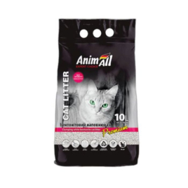 AnimAll Premium Classic Наполнитель бентонитовый белый без аромата 10 л