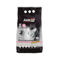 AnimAll Наполнитель бентонитовый белый с ароматом детской присыпки 10 л