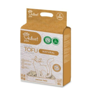 VELVET PAW TOFU Наполнитель для туалетов, без запаха, 6 л/2,6 кг