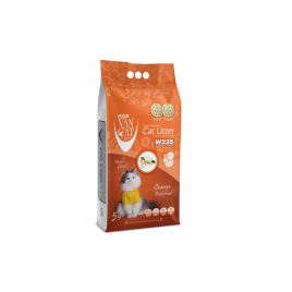 VanCat Orange Бентонитовый наполнитель, с ароматом цветущего апельсина 5 кг (6 л)