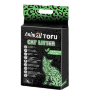 AnimAll Tofu Наполнитель соевый, с ароматом зеленого чая 6 л