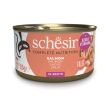 Schesir Salmon Вологий корм для котів лосось в бульйоні, 85 г