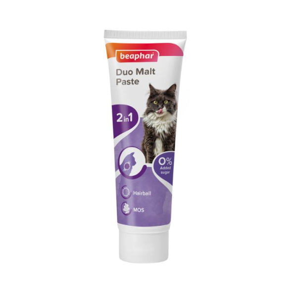 Beaphar Duo Malt Paste Паста подвійної дії для котів, 100 г