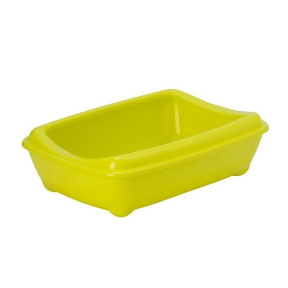 Moderna Arist-o-Tray Туалет з бортиком для котів, лимонний