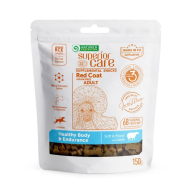 Nature's Protection Superior Care Red Coat Healthy Body &amp; Endurance Беззерновые лакомства для взрослых собак с рыжим окрасом с ягнятиной, 150 г