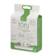 VELVET PAW TOFU Наполнитель для кошачьих туалетов с экстрактом зеленого чая, 6 л/2,6 кг