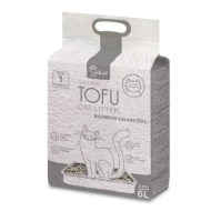 VELVET PAW TOFU Наполнитель для кошачьих туалетов с бамбуковым углем, 6 л/2,6 кг