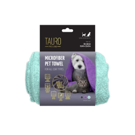 Рушник для домашніх тварин з мікрофібри Tauro Pro Line , м&#039;ятний, 60x90 см