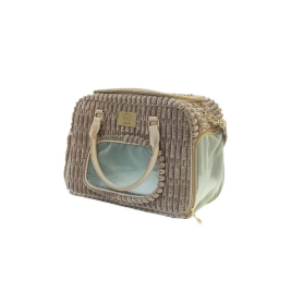MISOKO&amp;CO дорожня сумка для домашніх тварин, 41.5 x 23 x 28 см, світло-коричнева
