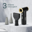 Tauro Pro Line Портативний фен для домашніх тварин бездротовий, USB Type-C, чорний - 2