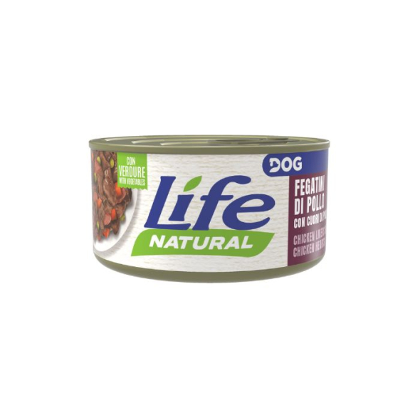 LifeDog Вологий корм для собак Курячі сердечки і печінка 90 г