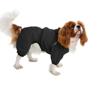 Barksi Textile Комбінезон-дощовик для собак чорний, M