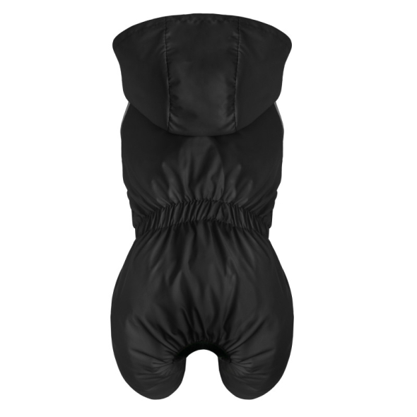 Barksi Textile Комбінезон-дощовик для собак чорний, M - 3