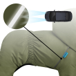 Barksi Textile Комбінезон-дощовик для собак оливковий, M - 2