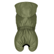 Barksi Textile Комбінезон-дощовик для собак оливковий, M - 3