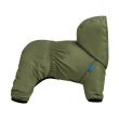 Barksi Textile Комбінезон-дощовик для собак оливковий, M - 4