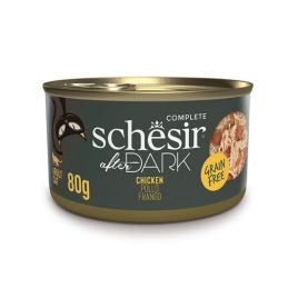 Schesir After Dark Chicken Влажный корм для кошек курица в бульоне, 80 г