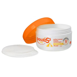 Ceva Douxo S3 Pyo Pads (Дуксо пио) Антибактериальные спонжи для очищения кожи у кошек и собак, 30 шт