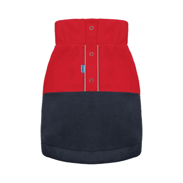 Barksi Textile Флісова кофта для собак червона/темно-синя, L - 4