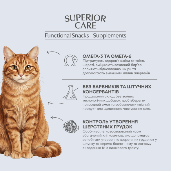 Nature's Protection Superior Care Urinary Лакомство для кошек для поддержки мочевыделительной системы с птицей, 75 г - 4