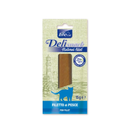LifeCat Deli Snack Свежее филе рыбы для кошек 15 г