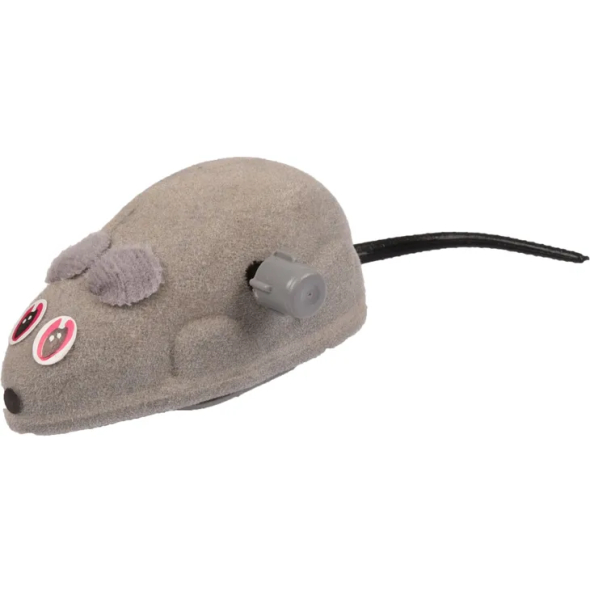Flamingo Wind UP Mouse Іграшка для котів мишка заводна на колесах, 6 см