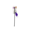 Flamingo Rod Plumeau Игрушка для кошек удочка с бабочкой и перьями, 47 см - 1