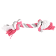 Flamingo COTTON BONE 2KNOTS кістка мотузяна, 2 вузли, іграшка для собак 22см, розмір S