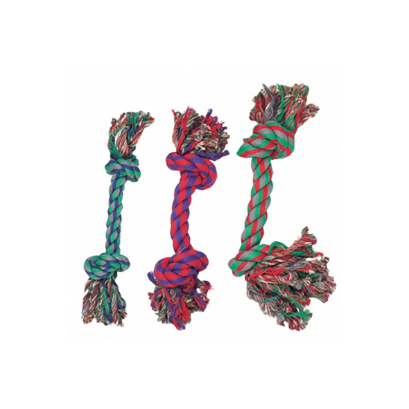 Flamingo COTTON KNOT MINI кістка мотузяна, іграшка для собак 14 см 30 г, міні