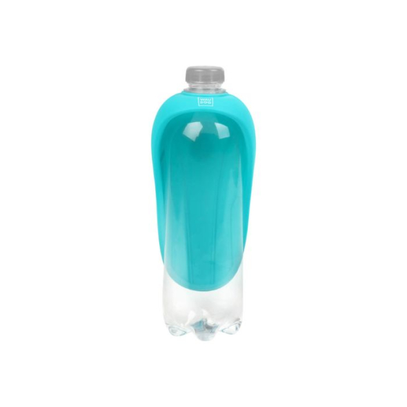 WAUDOG Silicone Поилка-насадка на бутылку для кошек и собак, голубая - 3