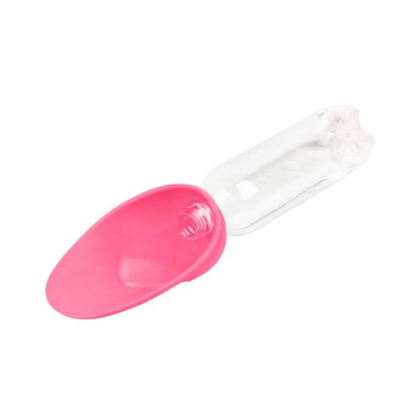 WAUDOG Silicone Поїлка-насадка на пляшку для котів і собак, рожева - 4