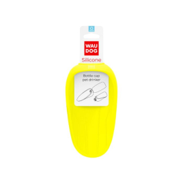 WAUDOG Silicone Поїлка-насадка на пляшку для котів і собак, жовта