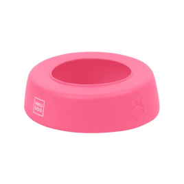WAUDOG Silicone Миска-непроливайка для кошек и собак розовая, 750 мл